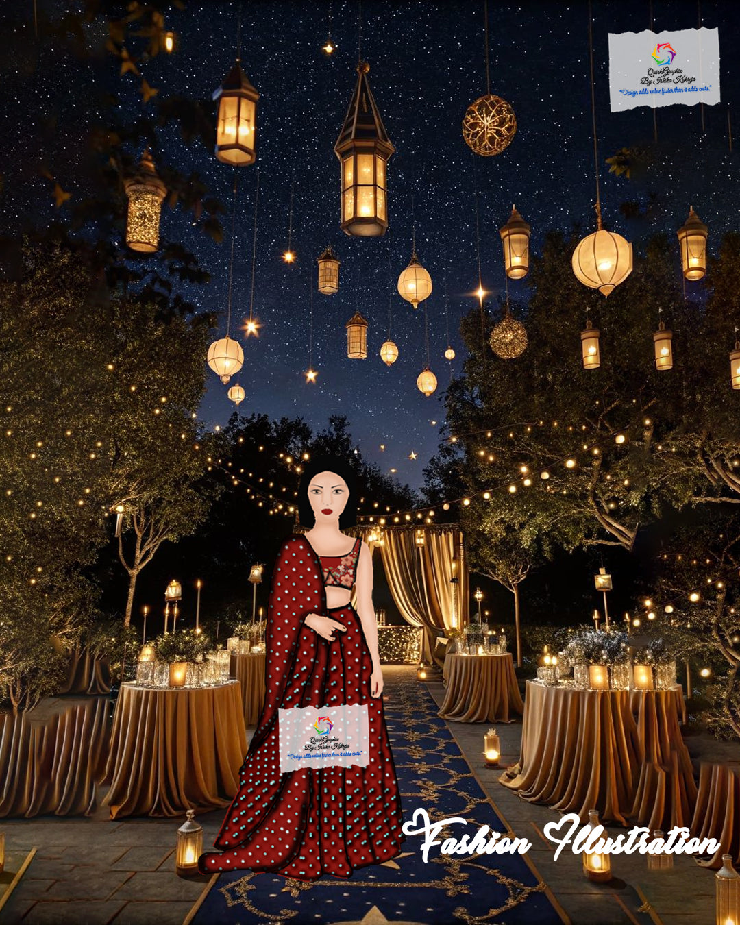 Fashion Illustration – Adobe Photoshop