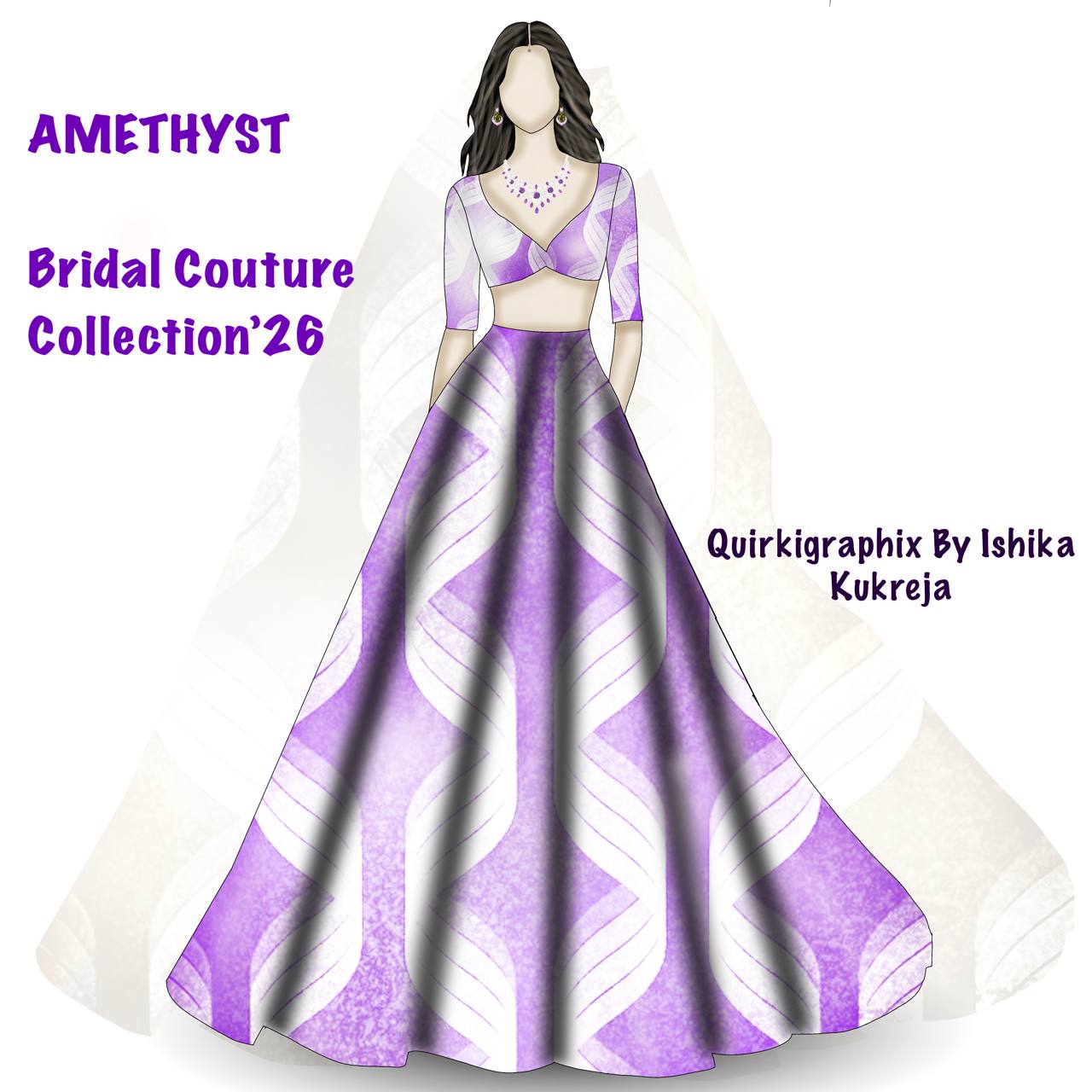 AMETHYST – Bridal Fashion Illustration