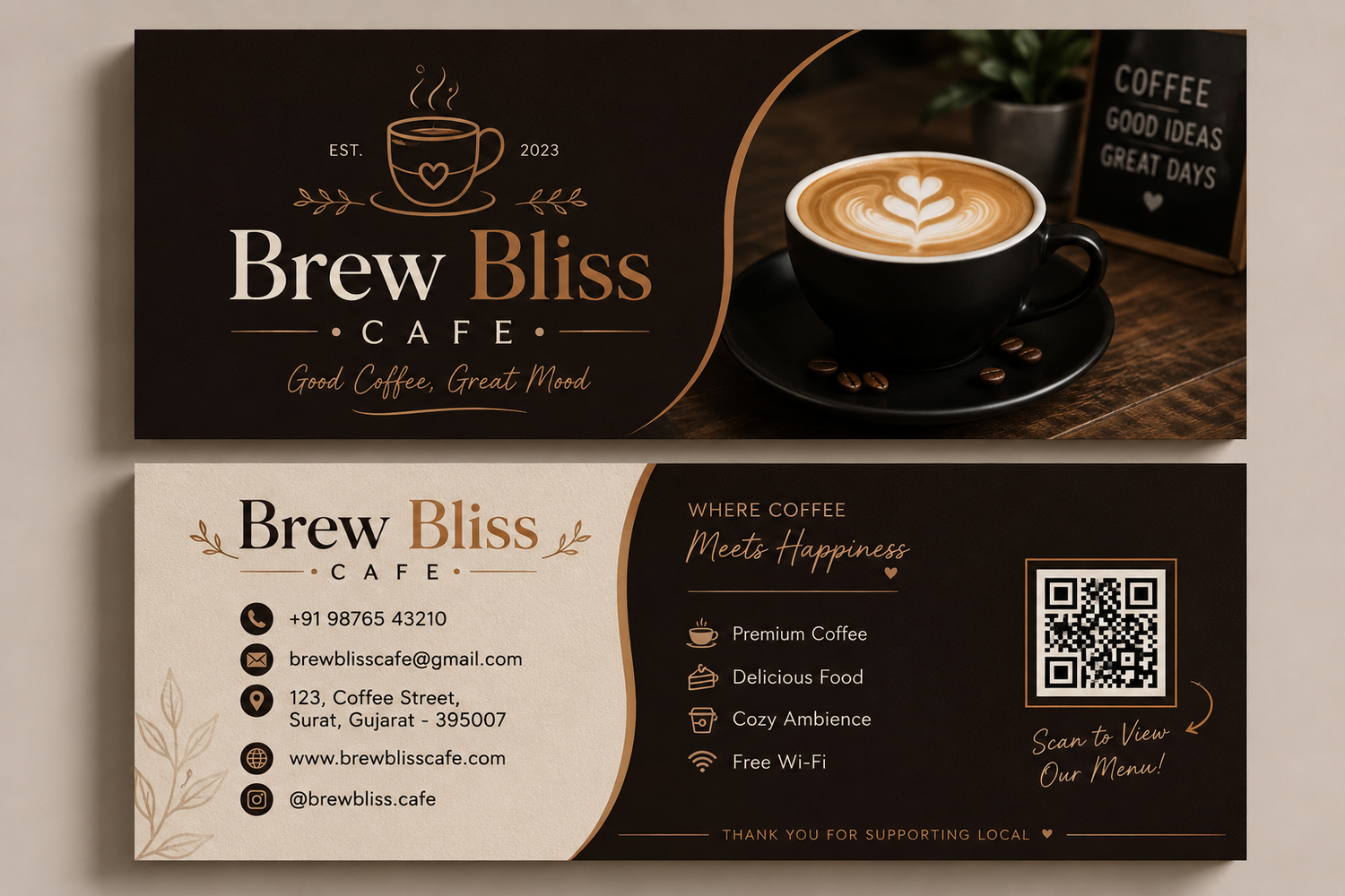 Double Sided Visiting Card