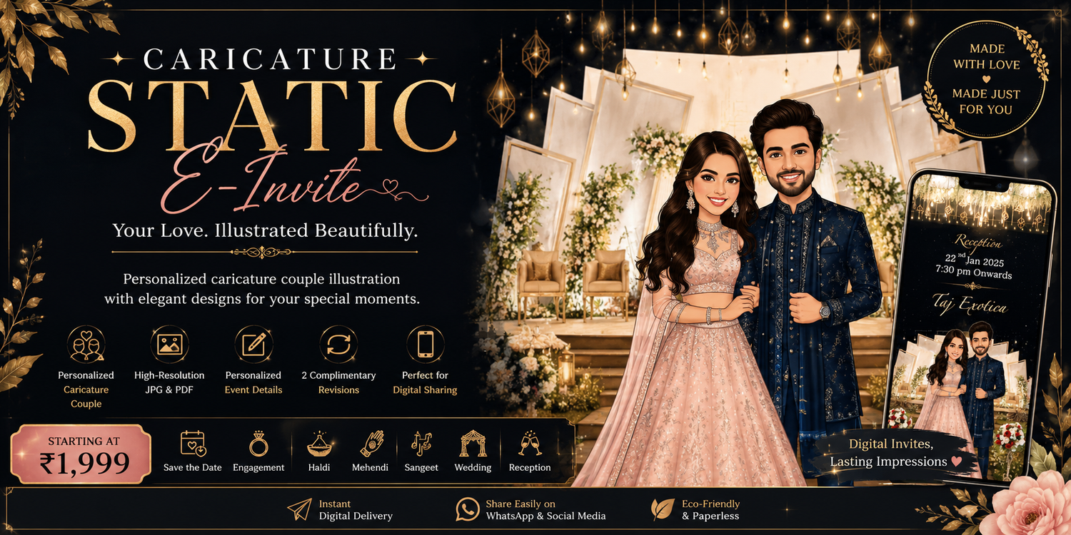 Caricature Static Einvite