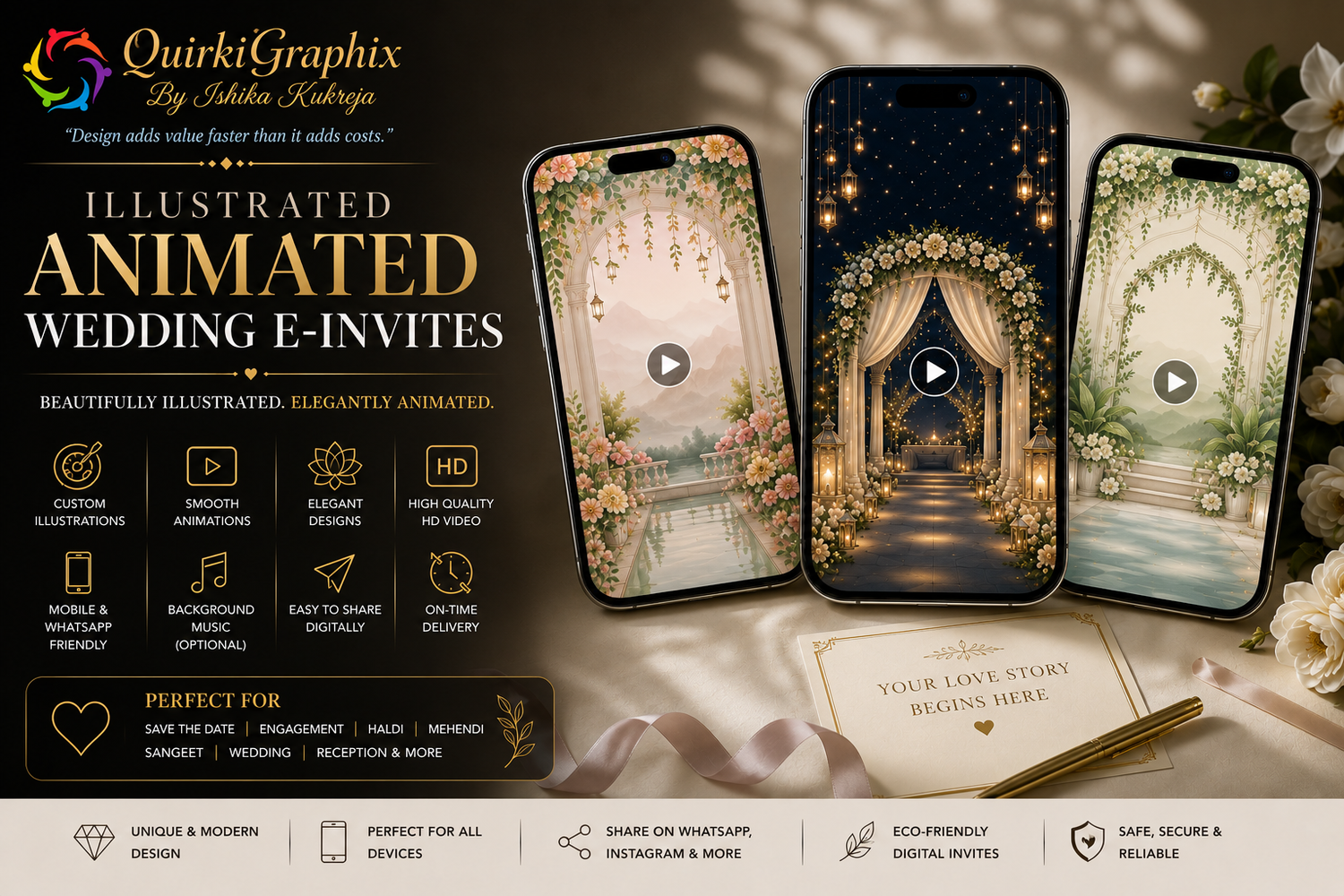 Illustrated Animated Einvites